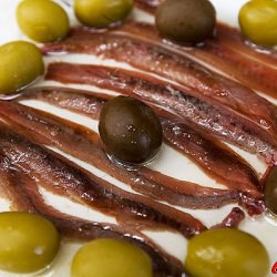 Anchovies with Olives