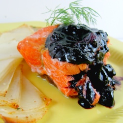 Blueberry Balsamic Salmon