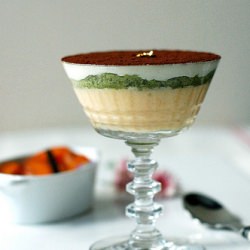 Apricot and Matcha Tiramisu