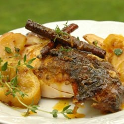 Lemon-curry Roasted Chicken