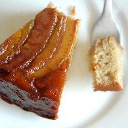 Upside Down Banana Cake