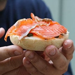 Basic Bagels and Homemade Lox