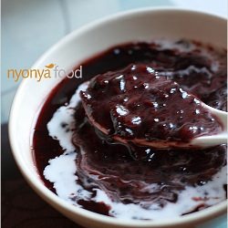 Black Sticky Rice Dessert