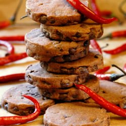 Spicy Double Chocolate Shortbreads