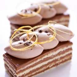 Fleur de Sel and Caramel Dobos