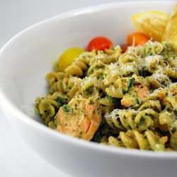 Salmon Pesto Pasta