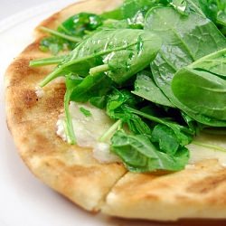 White Pizzas with Arugula