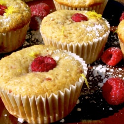 Morning Raspberry Lemon Muffins