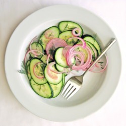 Cucumber Salad with Red Onions