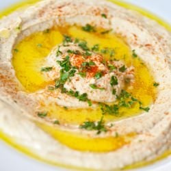Hummus with Caramelized Onions