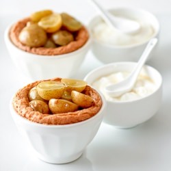 Muscadine Grape Frangipan Clafoutis