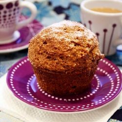 Chai Latte Persimmon Muffins