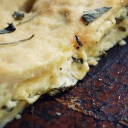 Stuffed Cheese & Rocket Focaccia