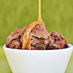 Mocha Ice Cream & Salted Caramel