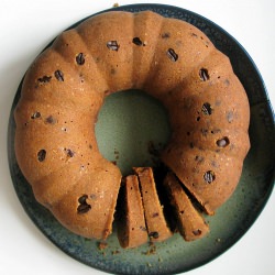Coffee Chocolate-chip Pound Cake