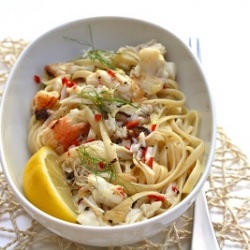 Linguine With Crab