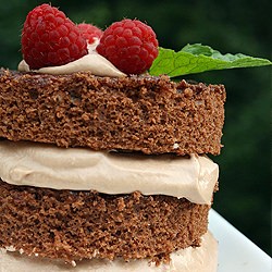 Chocolate Torte with Nutella Mousse