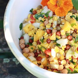 Mango~ Chickpea~Chayote Salad