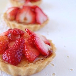 Strawberry Frangipane Tartlets