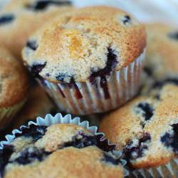 Peach Blueberry Muffins