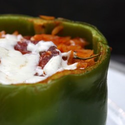 Pizza Stuffed Pepper