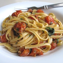 Pasta with Roasted Cherry Tomatoes