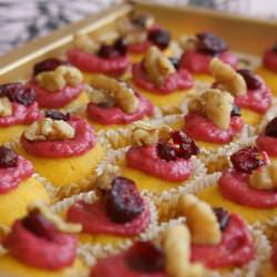 Pumpkin and Cranberry Babycakes