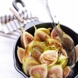 Fig and Champagne Sabayon Gratin