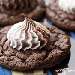 Soft Chocolate Cake Mix Swirlers