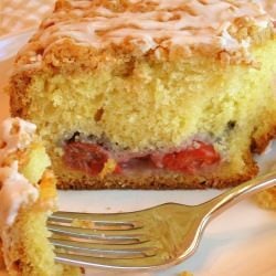 Cherry Streusel Coffee Cake