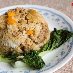 Claypot Rice with Minced Pork