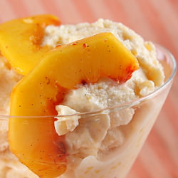 Fresh Peach Ice Cream