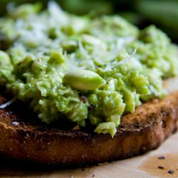 Broad Bean Crostini