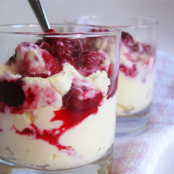White Chocolate & Raspberry Parfait
