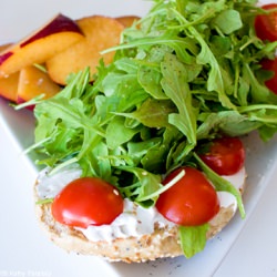 Spicy Arugula Bagel