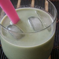 Iced Matcha au Lait