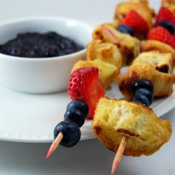 French Toast Kabobs