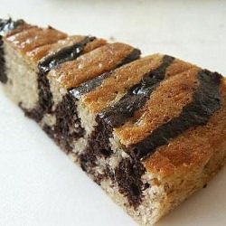 Marbled Banana Chocolate Cake