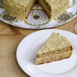 Banana Pistachio Cake