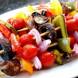 Roasted Veggie Kabobs