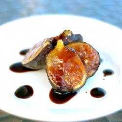 Fig Brulee with Balsamic Vinegar