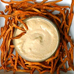 Raw Sweet Potato Fries w/Chipotle