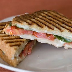 Three-Cheese and Tomato Melt