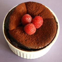 Chili and Spice Chocolate Souffle