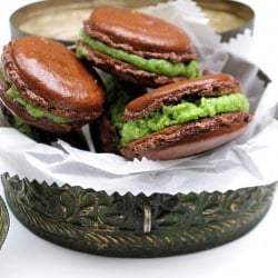 French Chocolate Macarons