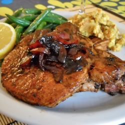 Balsamic Glazed Pork Chops