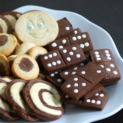 Chocolate and Vanilla Cookies