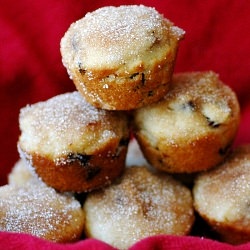 Sour Cream Cherry Muffins