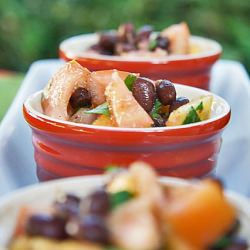 Peach and Black Bean Salsa