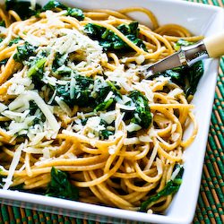 Whole Wheat Spaghetti with Chard